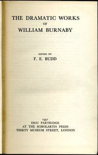 image of The Dramatic Works of William Burnaby (limited edition)