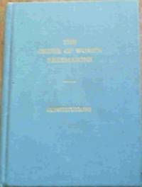 The Order Of Women Freemasons;Constitutions by Stokes, Ella M - 1970