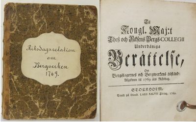 Til kongl. maj:t thesz och riksens bergs-collegii…