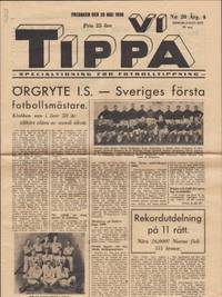 Vi Tippa. Specialtidning för fotbolltippning.
