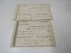 Two receipts paying Richard Furman Superintendent of the NYC Almshouse both signed by Mayor Jacob Radcliff