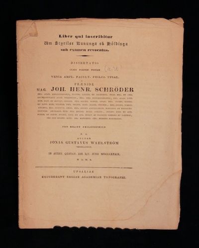 Liber qui inscribitur Om Styrilse Kununga ok…