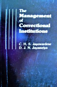 The Management of Correctional Institutions