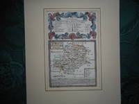 Original Owen & Bowen Antique Map of MONTGOMERYSHIRE. Circa. 1720 From  Britannia Depicta, or...