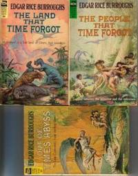 The Land That Time Forgot; The People That Time Forgot; Out of Time&#039;s Abyss (3 vols) by Burroughs, Edgar Rice (cover art by Roy Krenkel, Jr)