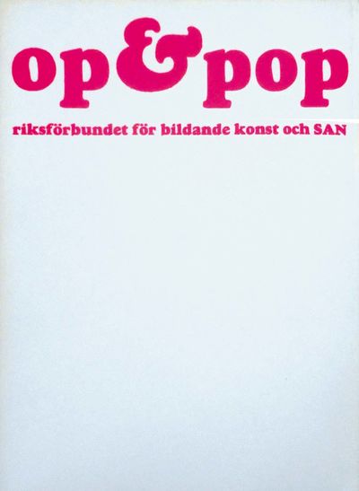 OP & POP. AKTUELL ENGELSK KONST.
