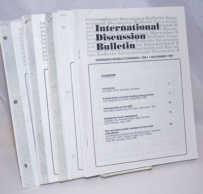 Seven issues of the International Discussion Bulletin, a complete run for the period between Novermb...