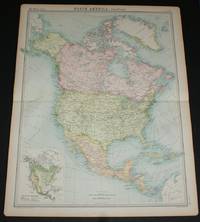 image of Map of North America from the 1920 Times Survey Atlas (Plate 80) including Dominion of Canada, United States, Greenland, Mexico, West Indies and Central America