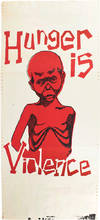 Hunger is Violence (poster)