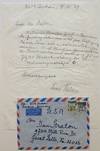 Autographed Letter Signed in German
