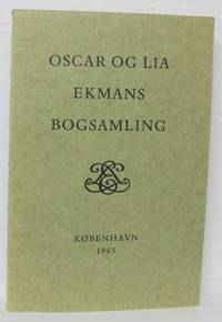 Katalog over ingeniør Oscar Ekman of fru Lia…