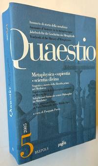 Quaestio #5 -- The Subject and Status of First Philosophy in the Middle Ages