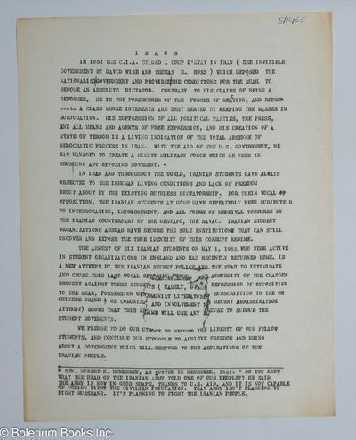 ISAUS [handbill]