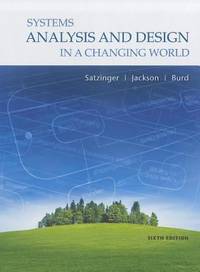 Systems Analysis and Design in a Changing World