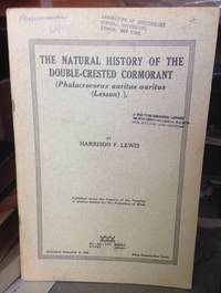 The natural history of the double-crested cormorant  (phalacrocorax  auritus auritus (Lesson)) by Lewis, Harrison F - 1929