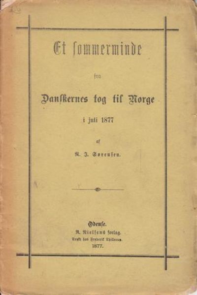 Et sommerminde fra danskernes tog til Norge i…
