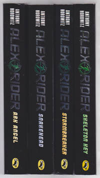 Alex Rider series, books 6, 7, 8, 9 (Ark Angel, Snakehead, Crocodile Tears, Scorpia Rising)