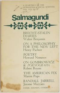 SALMAGUNDI: FALL 1971 NO. 17 by Jarrell, Randall; Nemerov, Howard; Boyers, Robert (editor); - 1971