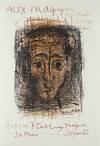 ALEX MAGUY, GALERIE DE L'ELYSEE, 69 RUE DU FAUBOURG ST.-HONORE, EXPOSE 7 TABLEAU MAJEURS, 30 MAI-30 JUIN 62. 1962