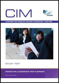 cover of CIM - Marketing Leadership and Planning: Study Text