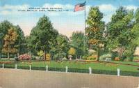 Parkside Drive Entrance, Laura Bradley Park, Peoria, Illinois 1941 used Postcard