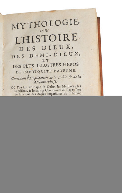 Mythologie ou l'histoire des dieux, des demi-dieux et des plus illustres heros de l'antiquite payenne. 2 vols.  - [ON CLASSICAL MYTHOLOGY] (photo 3)