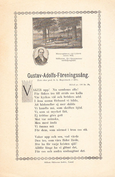Gustav-Adolfs-föreningssång [= rubrik].