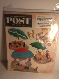 THE SATURDAY EVENING POST AUGUST 2, 1952 "Couples At the Beach" Saturday  Evening Post...