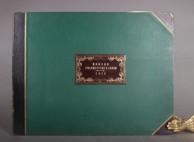 Norske folkelivsbilleder. 1854. Tverrfolio. (4) +…