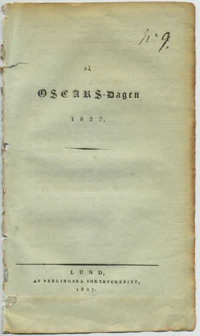 På Oscars-dagen 1827.