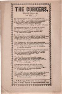 cover of Song sheet: THE CORKERS. By Jack Williams. Air--"Oh Susanna."