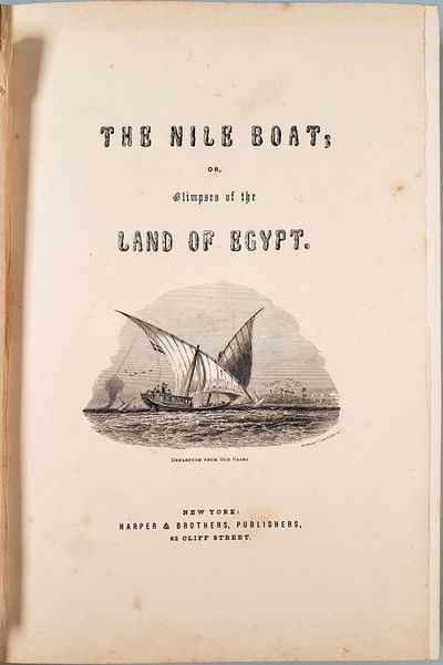 The Nile Boat. First American edition