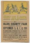 [Broadside]: Get in Line for the Big Old County Fair. Greenfield, Kentucky. September 5,6,7,8, 1911