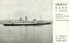 Orient Line to Australia, post card with S. S. "Otranto"