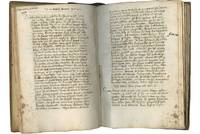 cover of PSEUDO-AUGUSTINE, Sermones ad fratres in eremo (Sermons to the Brothers in the Desert); Publius Lentulus, Epistola de forma et statura Jesu Christi ad Senatum romanum (Letter on the form and stature of Jesus Christ to the Roman Senate); sermon by AUGUSTINE; in Latin, manuscript on paper