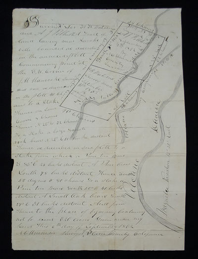 Gold Rush Map Manuscript