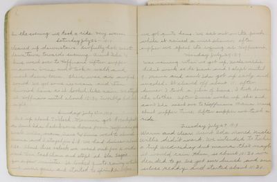 [Manuscript Diary Recording Early...
