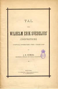 Tal vid Wilhelm Erik Svedelius jordfästning i…