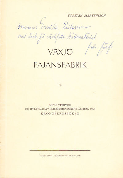Växjö fajansfabrik.