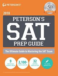 SAT Prep Guide 2018 (Peterson's Sat Prep Guide) Peterson's