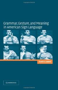 Grammar  Gesture  and Meaning in American Sign Language