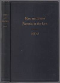 Men and Books Famous in the Law