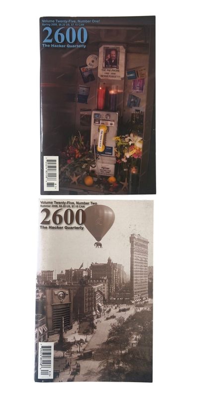 2600: The Hacker Quarterly" on Free Speech, Code, and the Surveillance Era, Archive of 10 Issues, 2000-2008