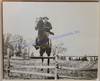 Theodore Roosevelt, As President, Signs A Dramatic Photograph Of Him Atop A Jumping Horse