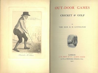 Out-door games. Cricket & golf.
