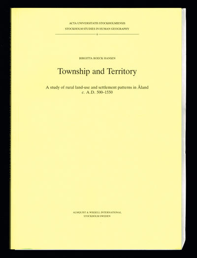 Township and Territory. A study of rural land-use…
