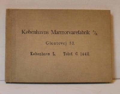 KØBENHAVNS MARMORVAREFABRIK A/S.