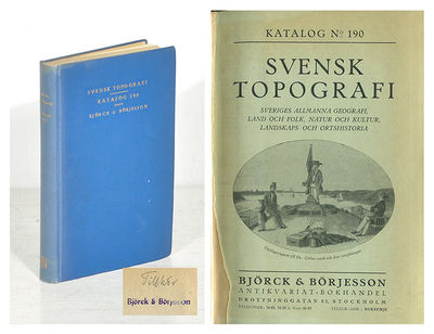 Björck & Börjesson. Katalog 190. Svensk…