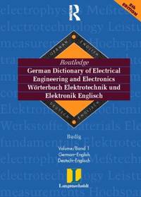Routledge German Dictionary of Electrical Engineering and Electronics Worterbuch Elektrotechnik...