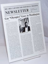 image of Bay Area Lawyers for Individual Freedom Newsletter: vol. 5, #6, April/May 1987; Gay Olympics goes to Washington